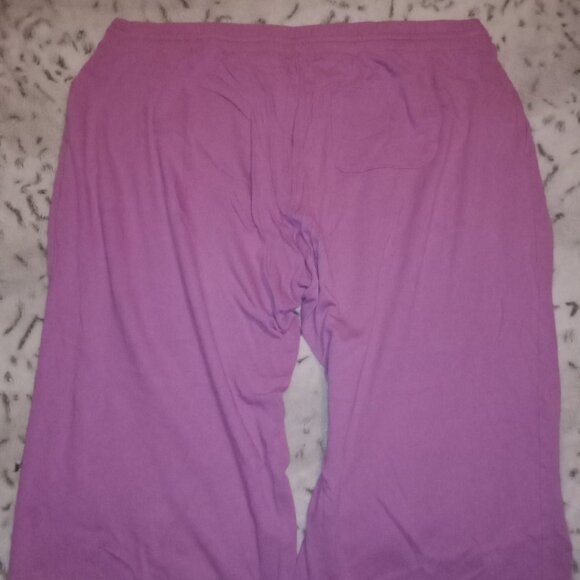 Lot of 2 Terra & Sky Loose Fit Cropped Capri Sweatpants Plus Size 3X (24W/26W) - Picture 5 of 15